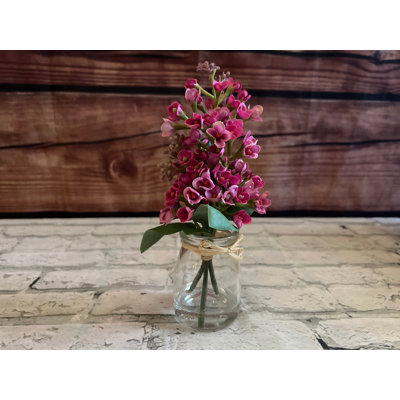 Silk Lilac in a Glass Jar