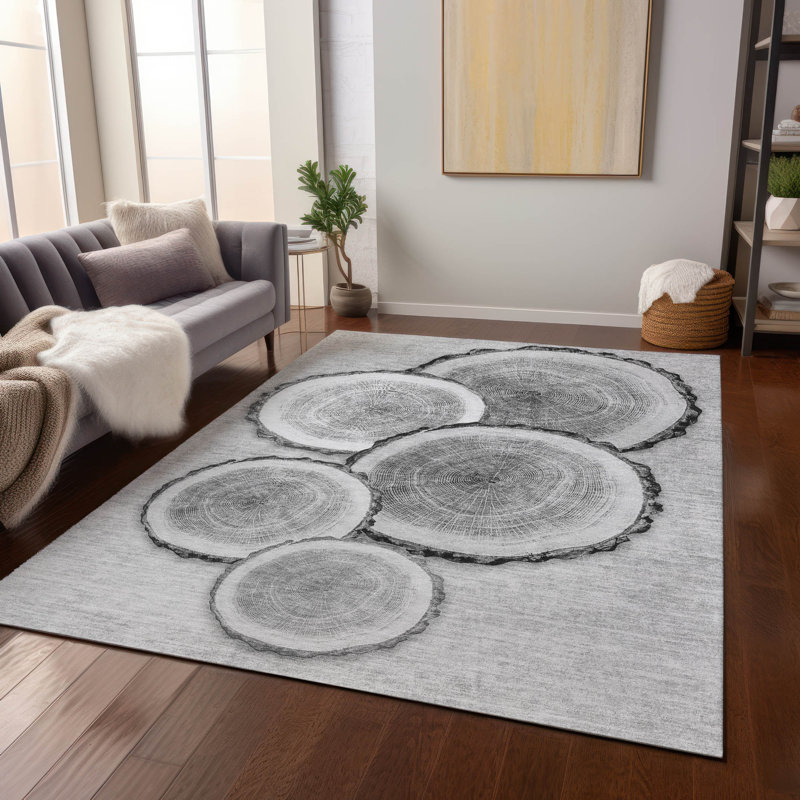 Tapis intérieur / extérieur Carbaugh avec envers antidérapant, Rectangulaire 3 pi x 5 pi