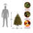 Dunhill Fir Artificial Spruce Christmas Tree-696159441-696159455
