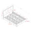 Lit plateforme tapissier Koshalya-465307319