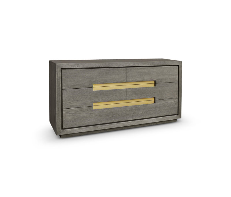 Lezama 80 cm W Chest of 6 Drawers