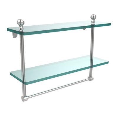 Morosini 2 Piece Tiered Shelf with Towel Bar