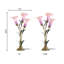 23.5"H Hand Blown Glass 3 Calla Lily Uplight Accent Lamp-235778291
