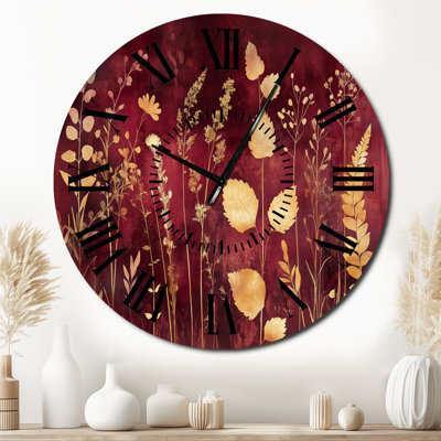Horloge murale Botanicals