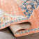 Enciso Oriental Indoor/Outdoor Area Rug in Orange
