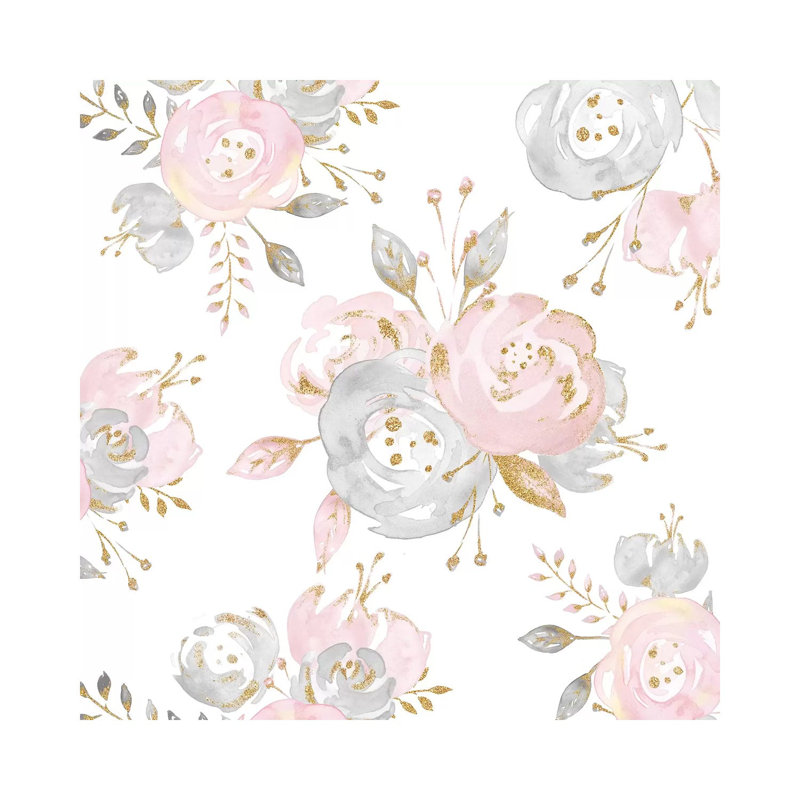 Rose Gold II by Nature Magick - Print on Canvas, Wrapped Canvas, 66.04 cm H x 66.04 cm W x 1.91 cm D