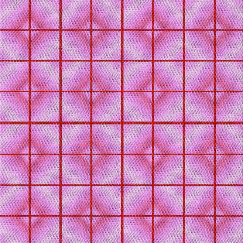 Tapis de zone mauve à motifs, Carré 7 pi
