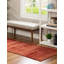 Tapis terre cuite tissé à la machine Franchester-86615052