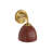 Lesniak 1-Light Wall Sconce in Modern Brass-982379533