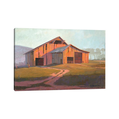 Sunset Barn by Michael Humphries - Wrapped Canvas Painting