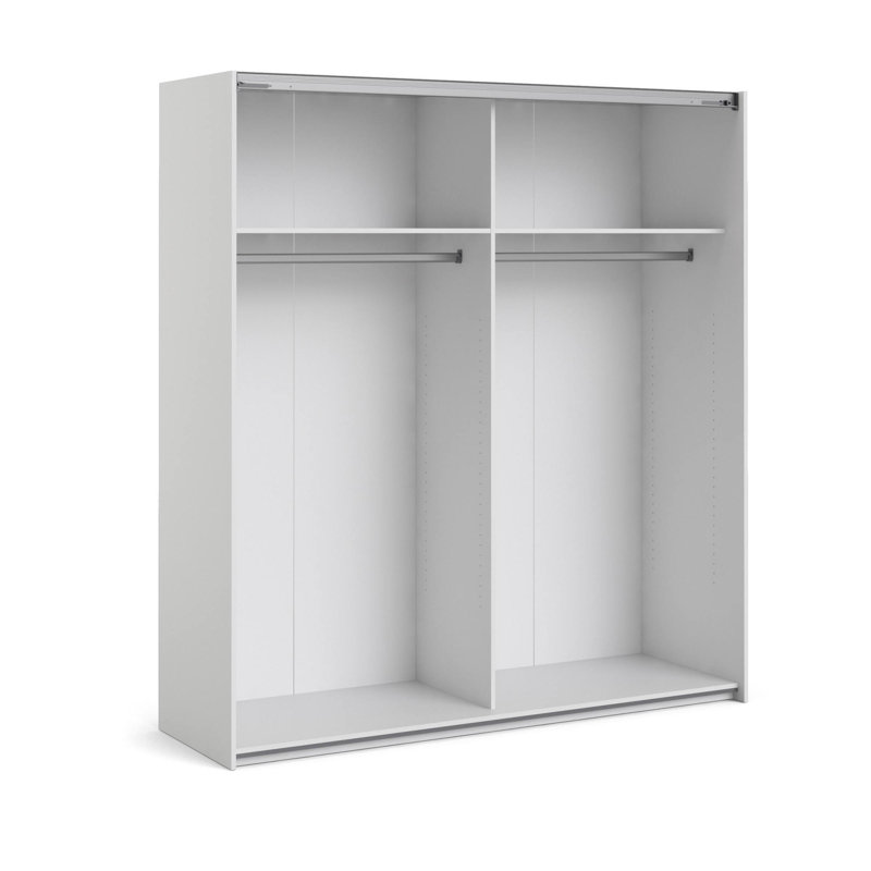 Biegel Manufactured Wood Wardrobe, White