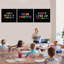 Classic Rainbow Motivational Classroom Banner Sign For Teachers, Door, Wall Decor, Inspirational, 2-Pk
