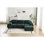Pet - Canapé modulaire 3 places en velours côtelé avec mousse à mémoire de forme à haute résilience, conception ergonomique, personnalisable, sans assemblage, rembourrage pour espaces de vie et de lit, ergonomique, nombreux espaces
