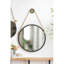 Miroir mural chic et polyvalent avec sangle élégante pour la décoration intérieure