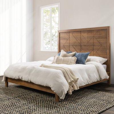 Lit plateforme en bois Santa Clara