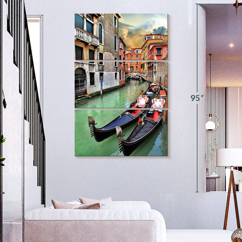 Nicci Romantic Venice Canal, 32" H x 20" W