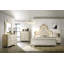 Table de chevet 2 tiroirs beige