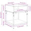 40cm W Manufactured Wood Bedside Table-1013070564