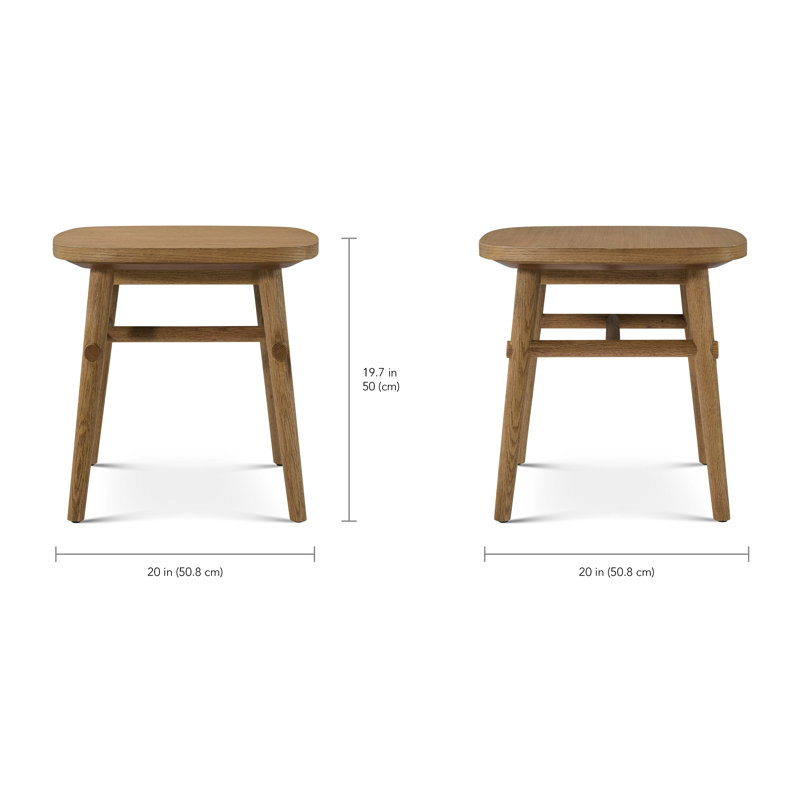 Madrid End Table, Natural