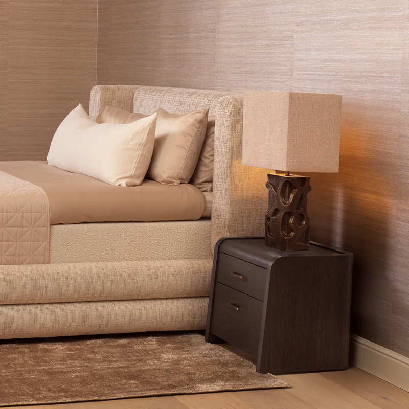 Nightstand Joane, Mocha Oak