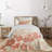 Bunny Coastal Polyester Floral Coverlet