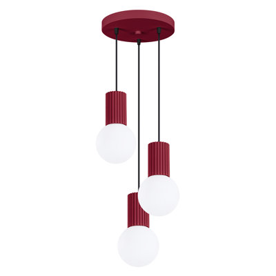 Bernis 3 - Light Brushed Nickel Pendant
