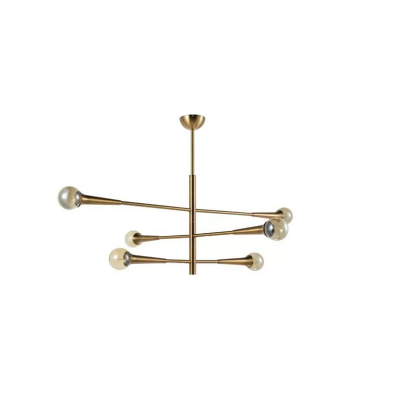 Darshan 6 - Light Modern Linear Chandelier