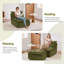 Chaise longue rembourrée avec repose-pieds mobile, canapé douillet d'intérieur -1029461289