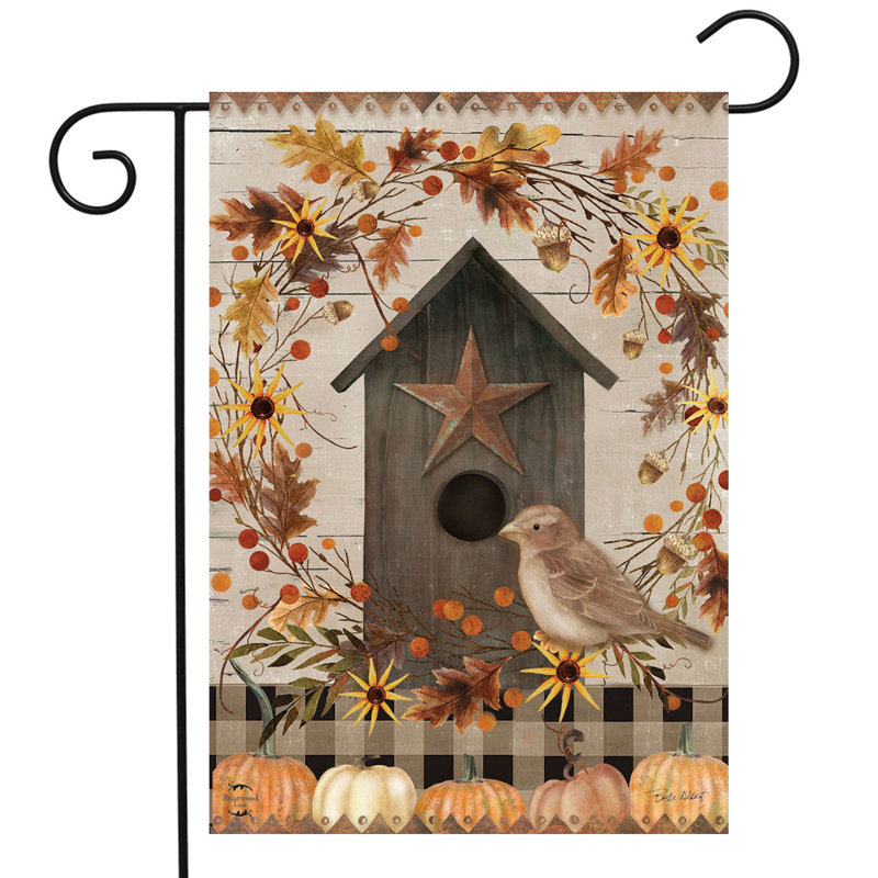 Drapeau de jardin primitif