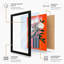 Contemporary Carnation Study Modern 1 Piece Single Picture Frame Wall Art-839960825-839960829