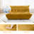 Armless 3-Seat Togo Three Seater Large Bean Bag Sofa-86514323-115636737