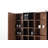 Figure Walnut Wall Mount Natural Wood veneer plywood Bathroom Side Cabinet, 22"