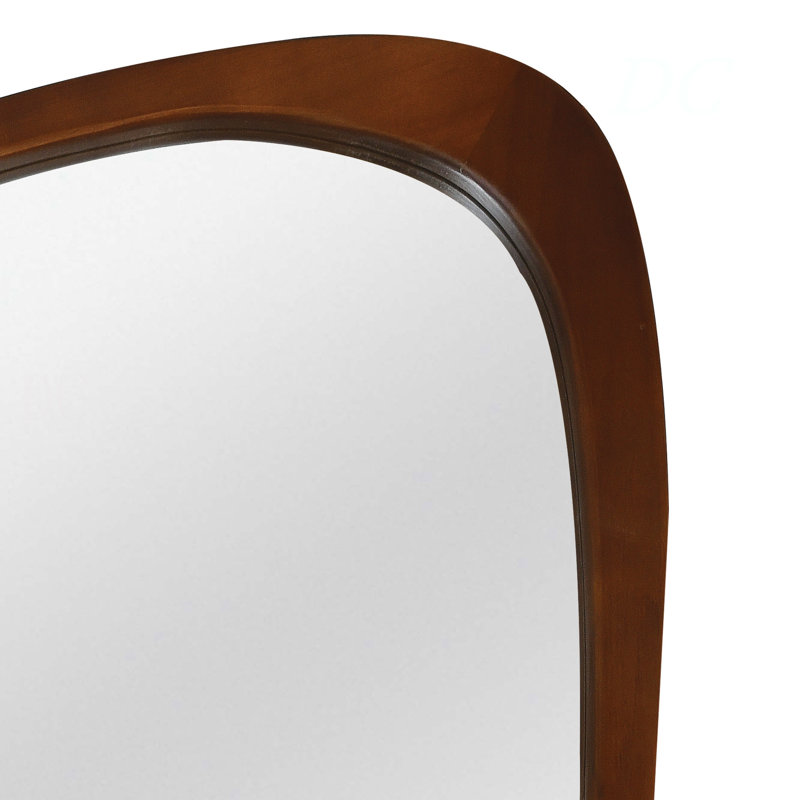 Miroir décoratif 24 "x 36" en bois massif irrégulier, pour chambre à coucher, salle de bain, salon, entrée, 36 po x 24 po