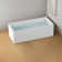 67" Freestanding Solid Surface Bathtub With Overflow And Pop-up Drain