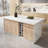 Japandi Kitchen Island with Storage and Seating Space,Island Table with Wine Rack (Without Bar Stools)-203343599-42246707