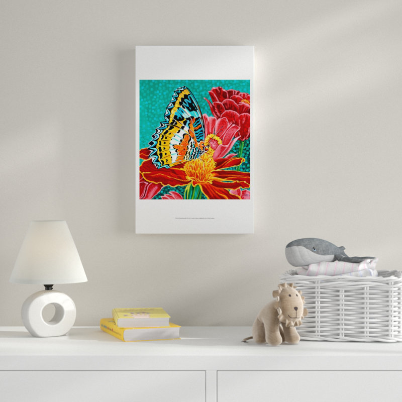 « astoileing papillon i », art sur toile, H 19 po x l 12 po x P 2 po