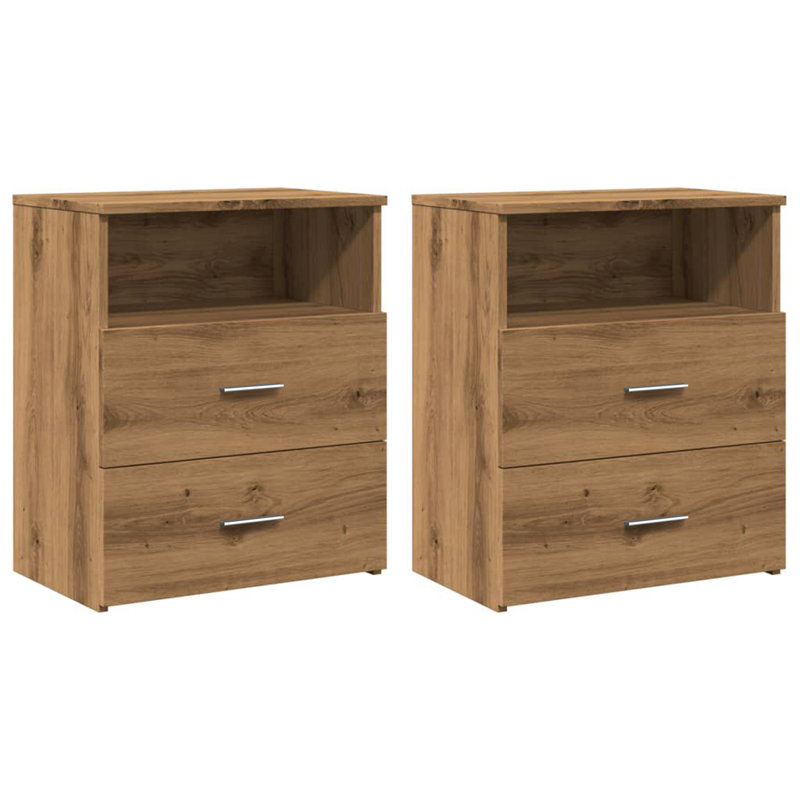 Bedside Table, Artisan Oak