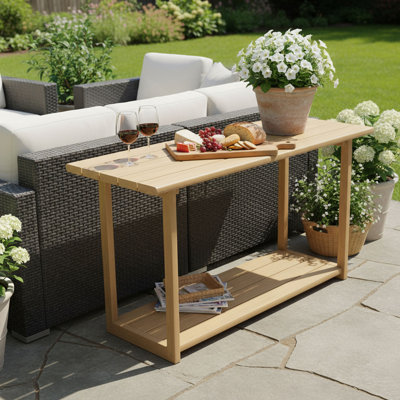 Buffet rectangulaire d'extérieur et console