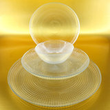 Mackai Glass Dinnerware Set of 24
