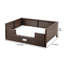 Canapé en rotin pour chien avec coussin en mousse-1765857773-1765857774