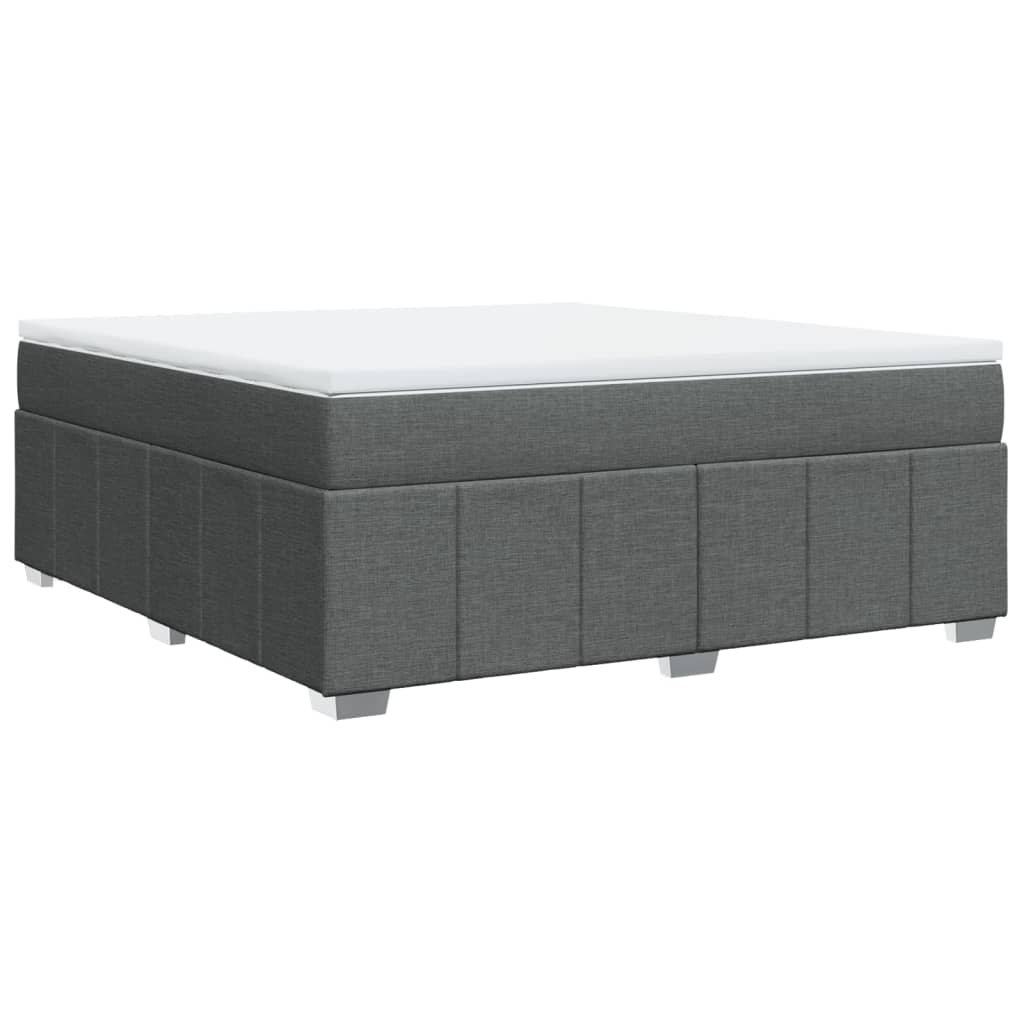 Vidaxl Boxspringbett Mit Matratze Hellgrau 160X200 Cm Stoff