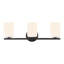 Ezra 22-in Black dimmable Bathroom Vanity Light