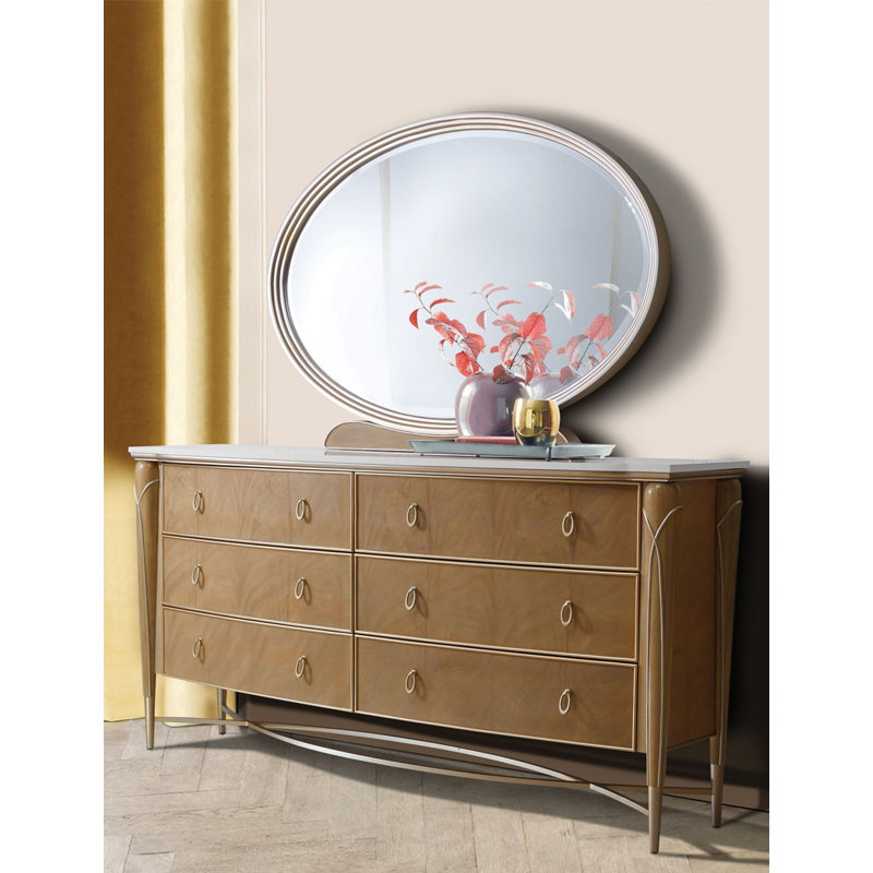 Commode et miroir Villa Cherie - Caramel