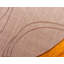 Tapis terre cuite à motif abstrait Lilla-22946898