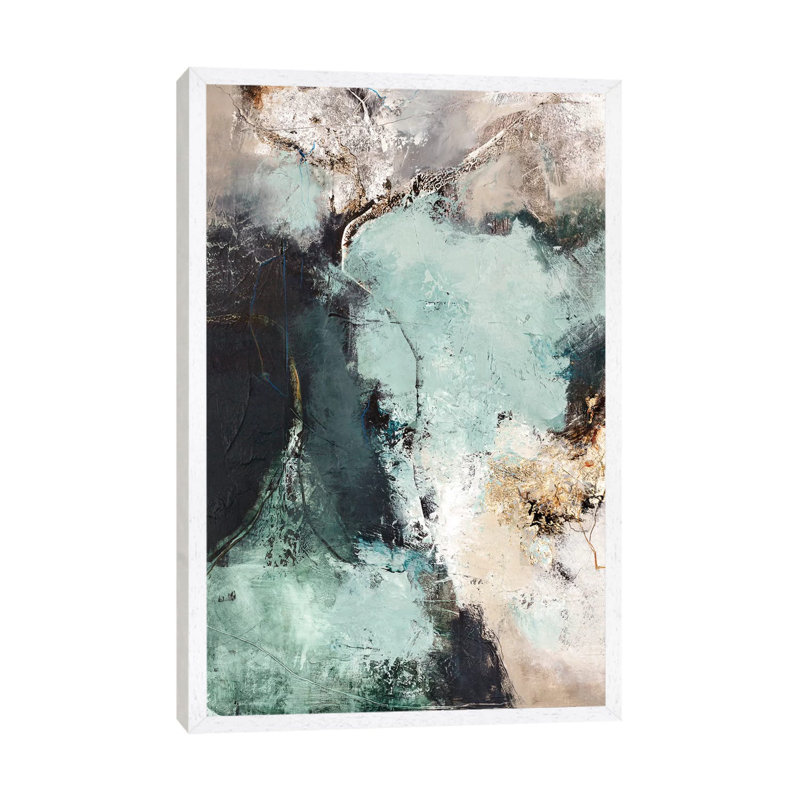 Great Green - Print on Canvas, 66.04 cm H x 45.72 cm W, White Framed