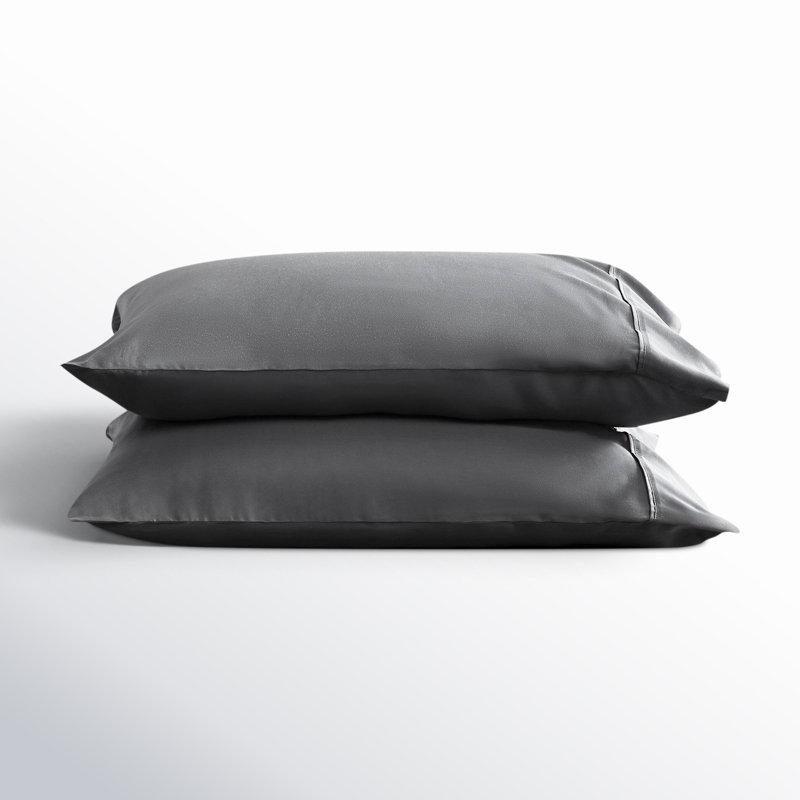 Laflin Sateen - Set of 2, Standard, Charcoal