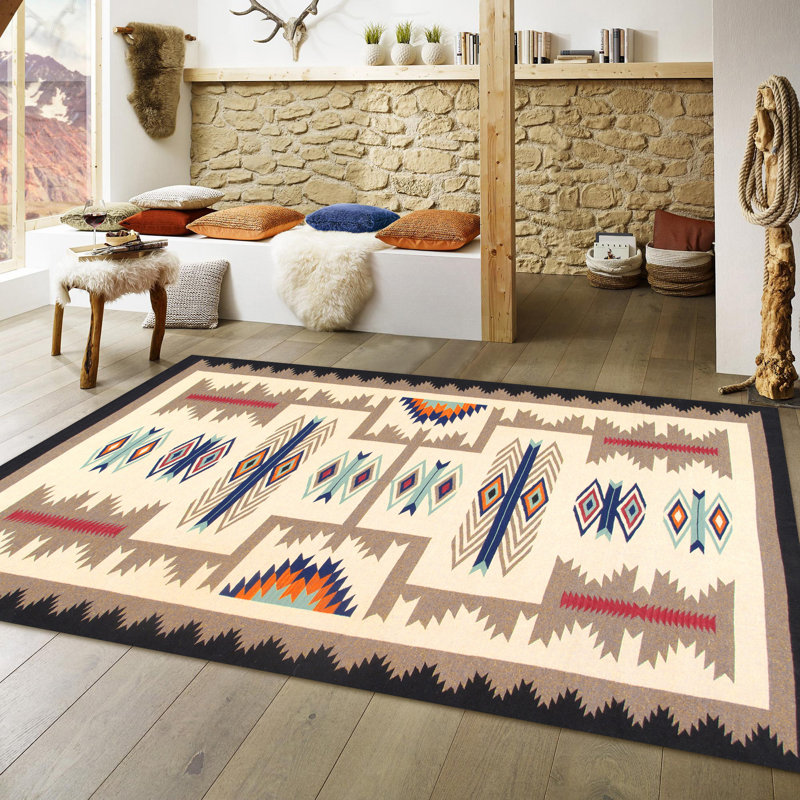 Tuscany Hand-Woven Ivory Wool Area Rug
