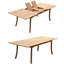 Ensemble de salle à manger 13 pièces teck Kevon-45592251-45592254