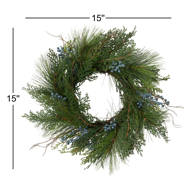 Couronne de genévrier 15 po