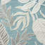 Tapis floral bleu foncé Daisy-256451079